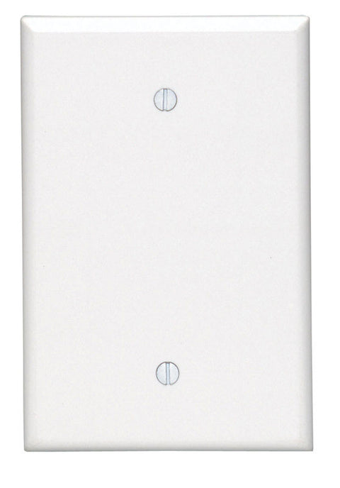 Leviton White 1 gang Thermoset Plastic Blank Wall Plate 1 pk (Pack of 25)