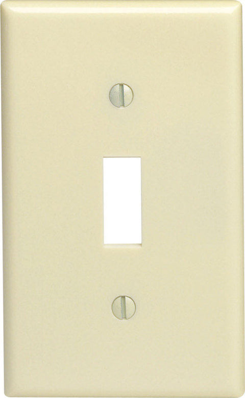 Leviton Ivory 1 gang Thermoset Plastic Toggle Wall Plate 1 pk (Pack of 20)
