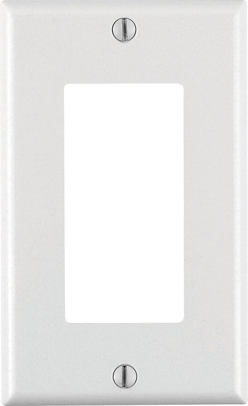 Leviton Decora White 1 gang Thermoset Plastic Decorator Wall Plate 1 pk (Pack of 20)