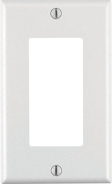 Leviton Decora White 1 gang Thermoset Plastic Decorator Wall Plate 1 pk (Pack of 20)