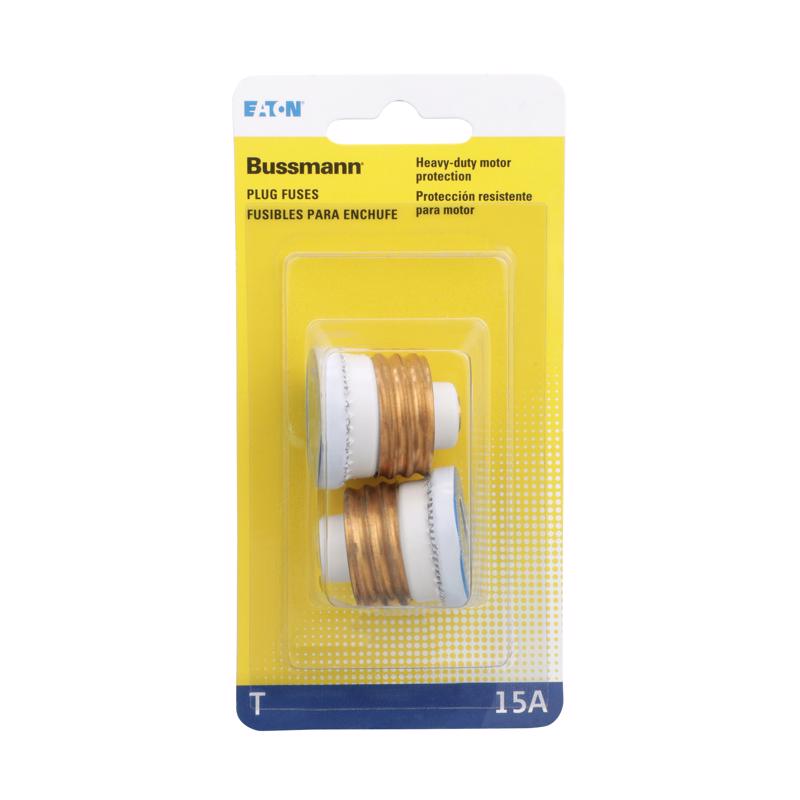 Bussmann 15 amps T-Type Plug 2 pk