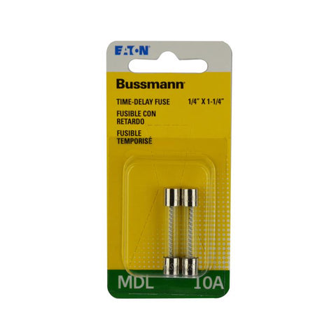 Bussmann 10 amps Time Delay Fuse 2 pk
