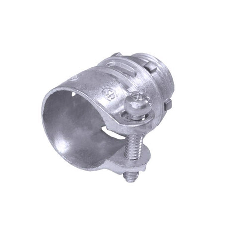 Sigma Engineered Solutions ProConnex 1 in. D Die-Cast Zinc Squeeze Connector For BX, MC and FLEX 1 p (Pack of 10)