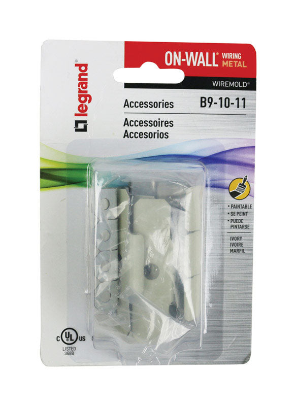Legrand On-Wall Cord Cover Accessory Kit 1 pk (Pack of 5)
