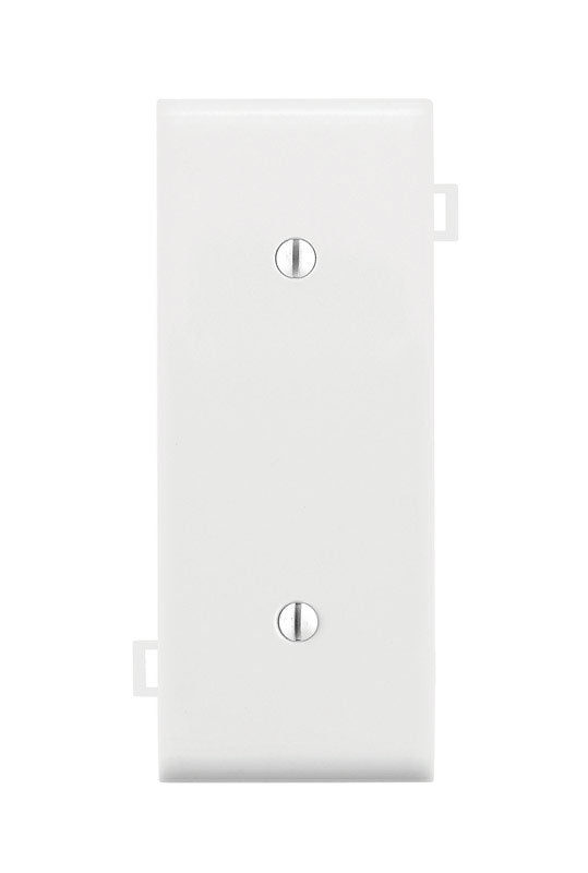 Leviton White 1 gang Thermoplastic Nylon Blank Wall Plate 1 pk