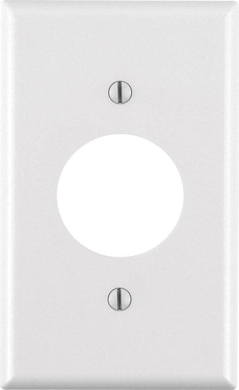 Leviton White 1 gang Thermoset Plastic Outlet Wall Plate 1 pk (Pack of 25)
