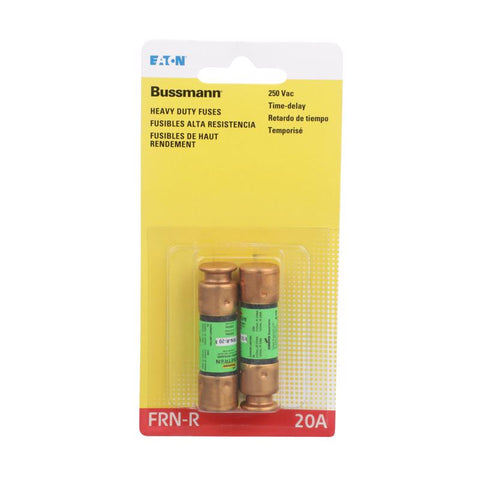 Bussmann 20 amps Dual Element Time Delay Fuse 2 pk