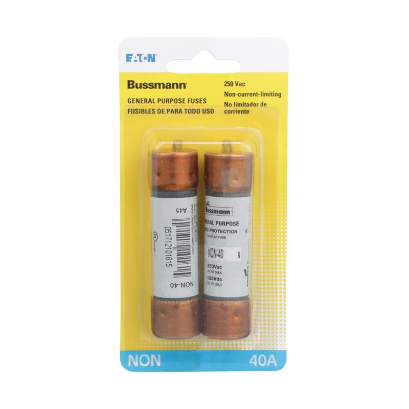 Bussmann 40 amps One Time Fuse 2 pk (Pack of 5)