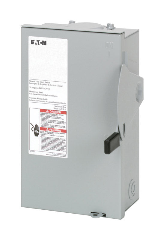 Eaton 30 amps Fusible Fuse Safety Switch