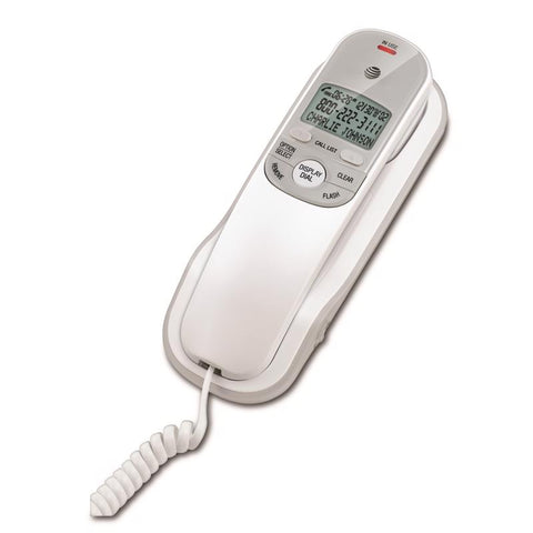 AT&T 1 Handle Analog Telephone White
