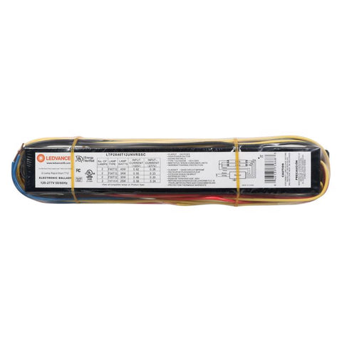 Sylvania Quicktronic 40 W 120 V 2 lights Fluorescent Ballast For T12