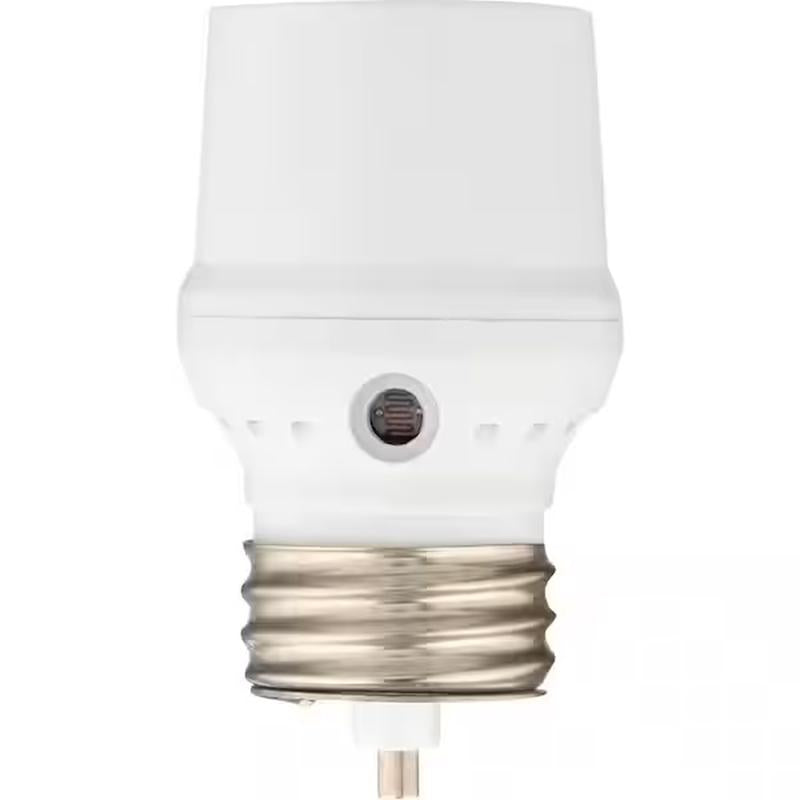 Control de iluminación fotoeléctrico del amanecer al anochecer Amertac blanco, 1 ud.