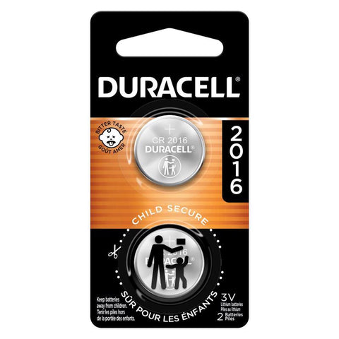 Duracell Lithium Coin 2016 3 V 0.09 mAh Medical Battery 2 pk (Pack of 6)