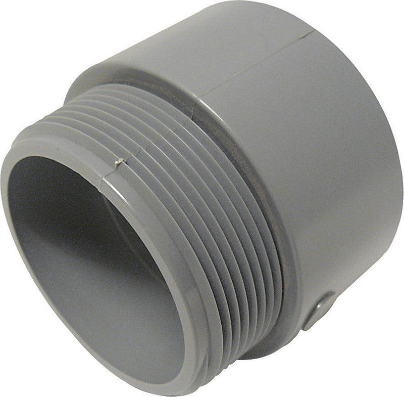 Cantex 2 in. D PVC Male Adapter For PVC 1 each (Pack of 10)