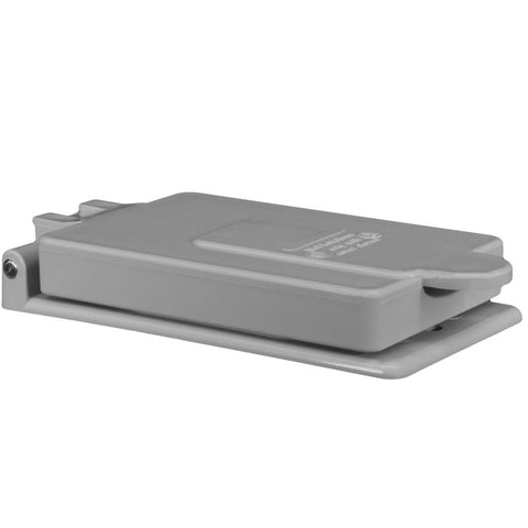 Cantex Rectangle PVC 1 gang 5 in. H X 2-7/8 in. W Box Cover