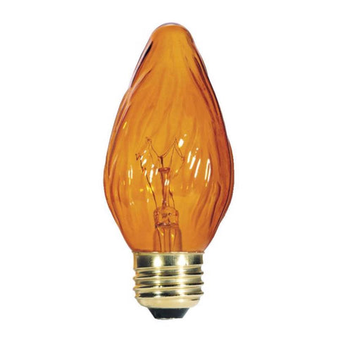 Westinghouse 40 W F15 Specialty Incandescent Bulb E26 (Medium) Amber 2 pk