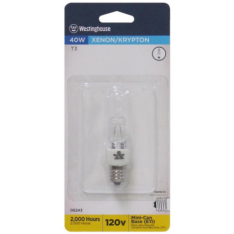 Westinghouse 40 W T3 Specialty Incandescent Bulb E11 White 1 pk