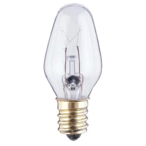 Westinghouse 7 W C7 Candelabra Incandescent Bulb E12 (Candelabra) Clear 4 pk