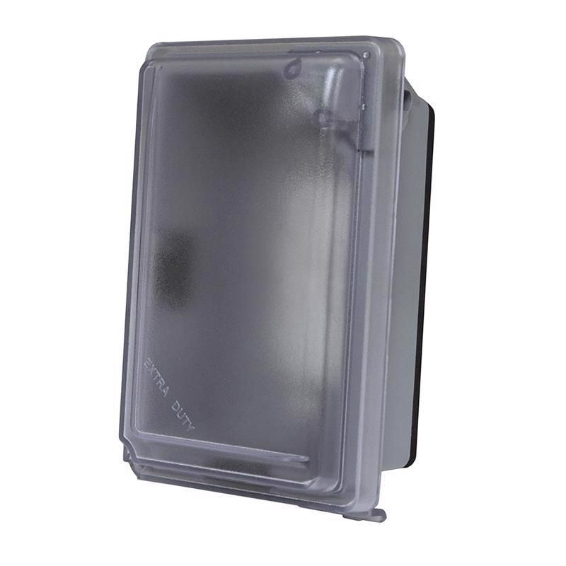 Cubierta resistente a la intemperie rectangular de plástico para 1 dispositivo de 5,98 pulg. de alto x 4,02 pulg. de ancho Sigma Engineered Solutions (paquete de 6)