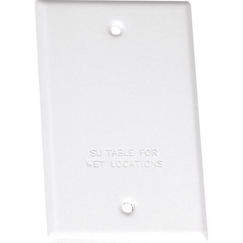 Sigma Engineered Solutions Rectangle Stamped Steel 1 gang 4.52 in. H X 2.77 in. W Flat Box Cover