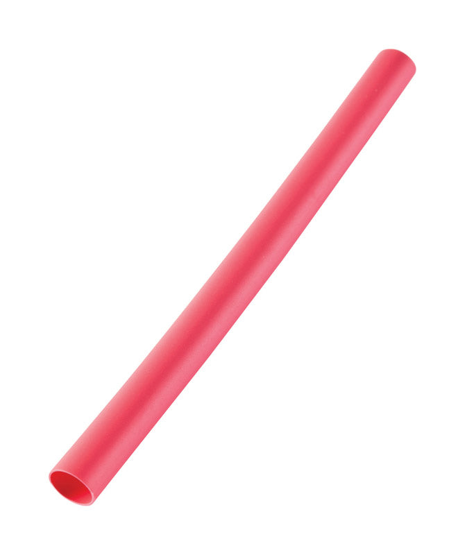 Tubo termorretráctil Gardner Bender de 3/16 pulg., diámetro interior, rojo, paquete de 5