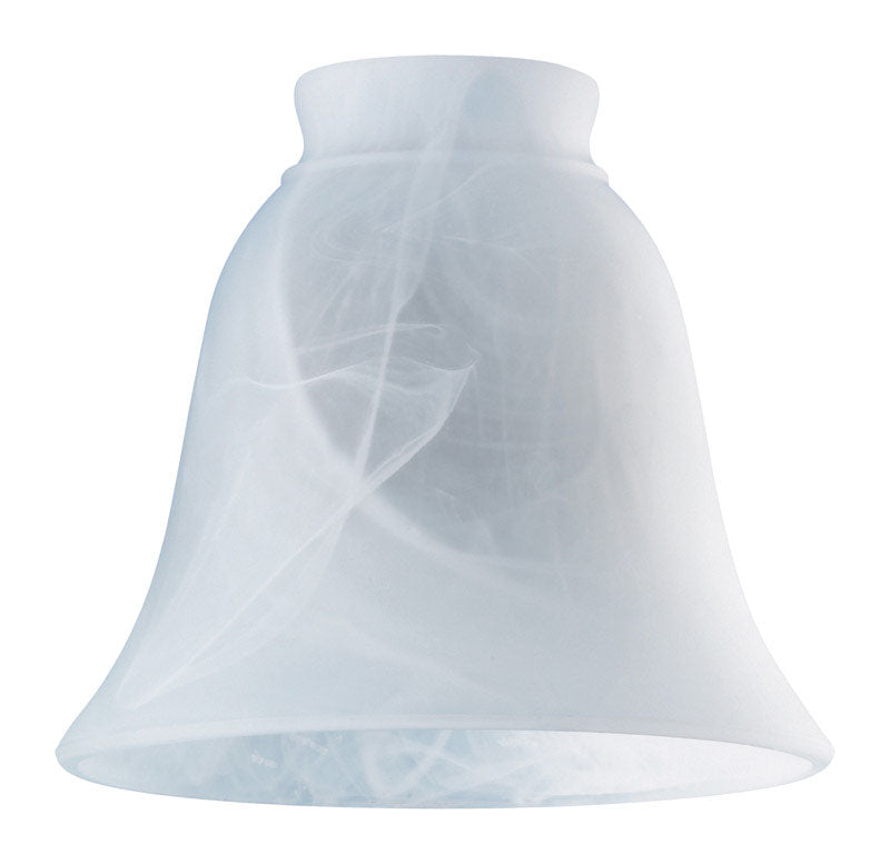Westinghouse Bell White Glass Lamp Shade 1 pk (Pack of 6)