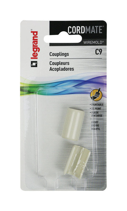 Legrand Cordmate 2 3/4 in. D Plastic Electrical Conduit Coupling For AC, MC and RWFMC Cable 1 pk (Pack of 10)