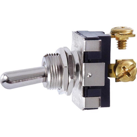 Interruptor basculante para herramientas eléctricas Jandorf de 15 A, unipolar, plateado, 1 ud.