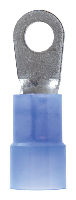 Jandorf 6 Ga. Insulated Wire Ring Terminal Blue 2 pk