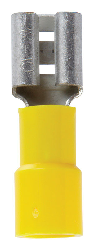 Conector hembra desconectable para cable aislado Jandorf 12-10 AWG, amarillo, paquete de 5