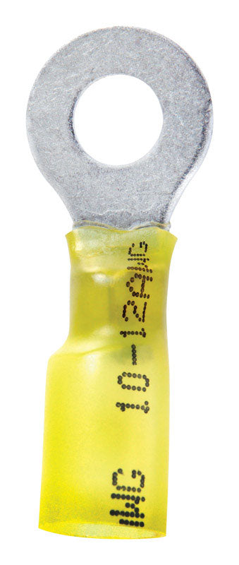 Jandorf 12-10 Ga. Insulated Wire Ring Terminal Yellow 2 pk