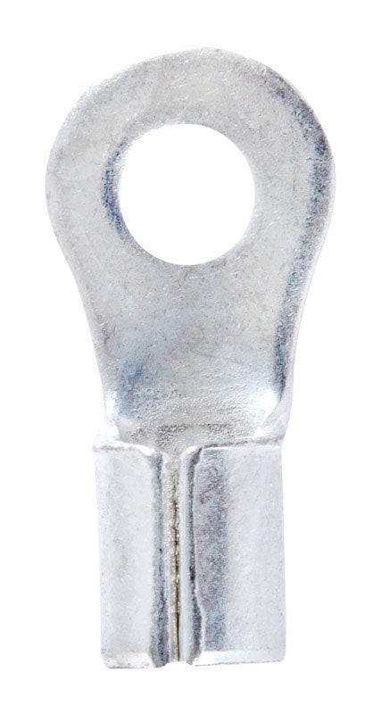 Jandorf 12-10 Ga. Uninsulated Wire Ring Terminal Silver 5 pk