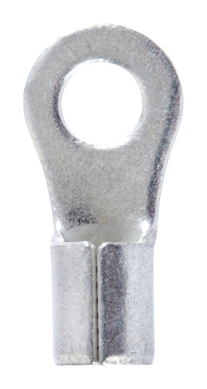 Jandorf 12-10 Ga. Uninsulated Wire Ring Terminal Silver 5 pk