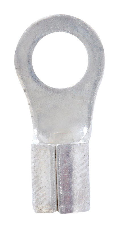 Jandorf 12-10 Ga. Uninsulated Wire Ring Terminal Silver 5 pk