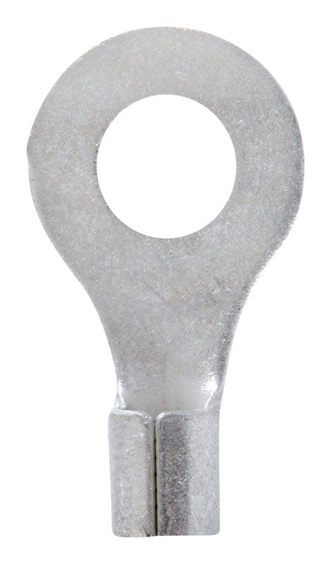 Jandorf 12-10 Ga. Uninsulated Wire Ring Terminal Silver 5 pk