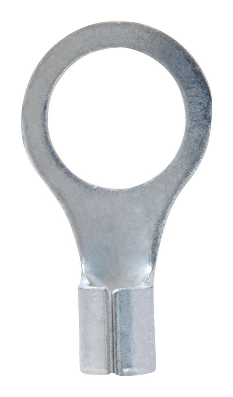 Jandorf 12-10 Ga. Uninsulated Wire Ring Terminal Silver 5 pk