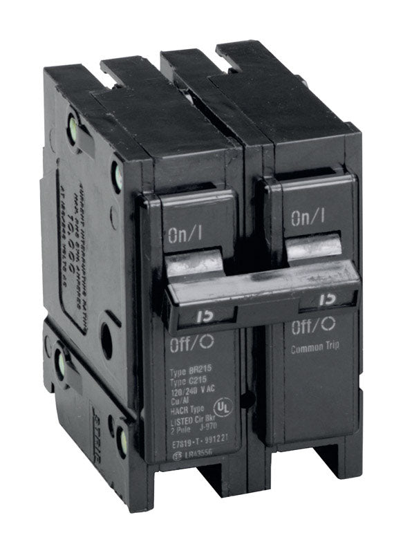 Eaton 15 amps Plug In 2-Pole Circuit Breaker