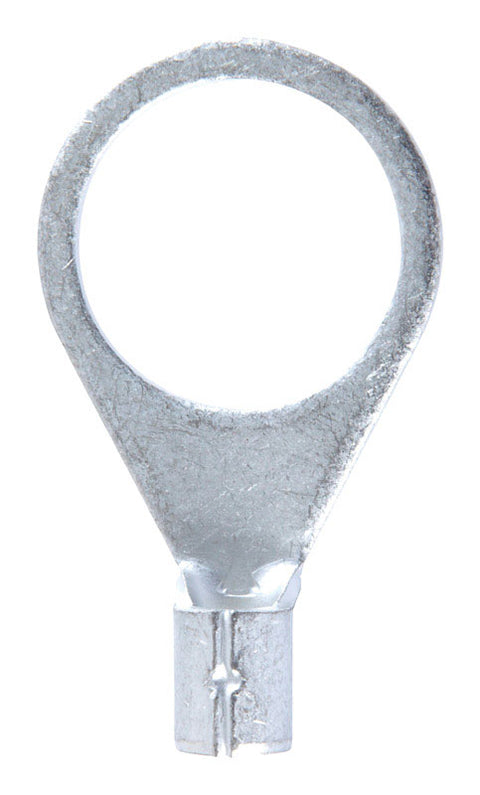 Jandorf 12-10 Ga. Uninsulated Wire Ring Terminal Silver 5 pk