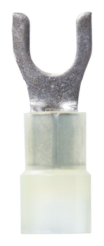 Jandorf 12-10 Ga. Insulated Wire Spade Terminal White 5 pk