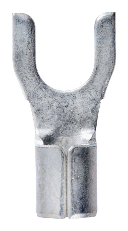 Jandorf 12-10 Ga. Uninsulated Wire Spade Terminal Silver 5 pk