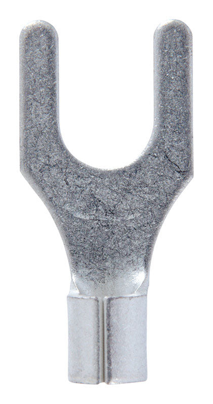 Jandorf 12-10 Ga. Uninsulated Wire Spade Terminal Silver 5 pk