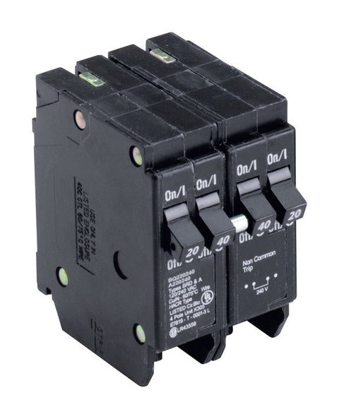 Eaton 20/40 amps Plug In 4-Pole Circuit Breaker