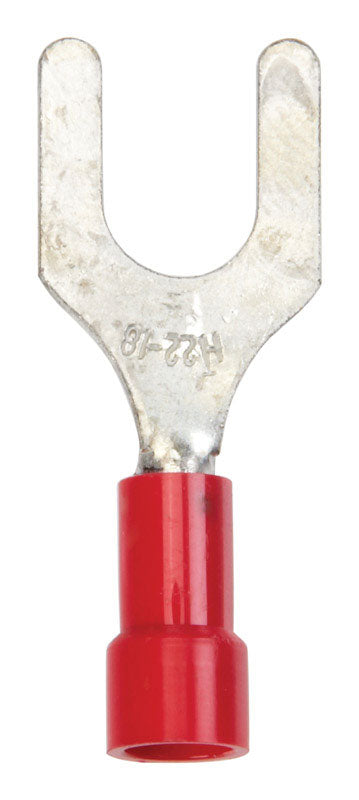 Jandorf 22-18 Ga. Insulated Wire Spade Terminal Red 5 pk