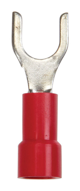 Jandorf 22-18 Ga. Insulated Wire Spade Terminal Red 5 pk