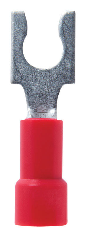 Jandorf 22-18 Ga. Insulated Wire Spade Terminal Red 5 pk