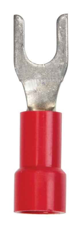 Jandorf 22-18 Ga. Insulated Wire Spade Terminal Red 5 pk