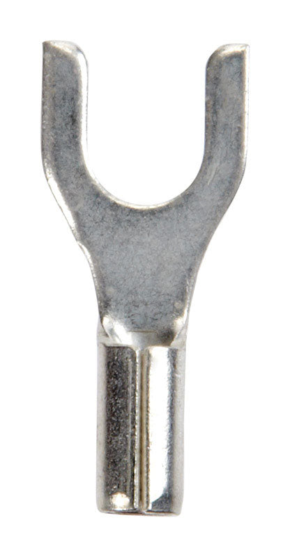 Jandorf 22-18 Ga. Uninsulated Wire Spade Terminal Silver 5 pk
