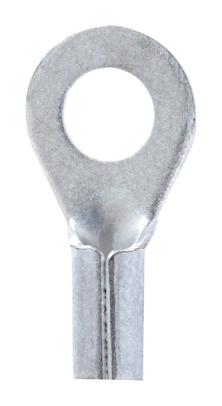 Jandorf 22-18 Ga. Uninsulated Wire Ring Terminal Silver 5 pk