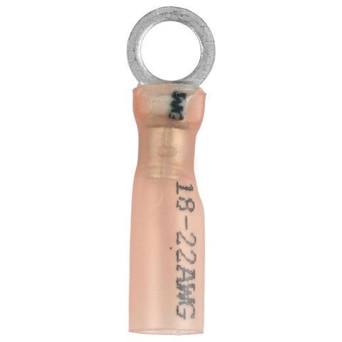 Jandorf 22-18 Ga. Insulated Wire Ring Terminal Red 2 pk