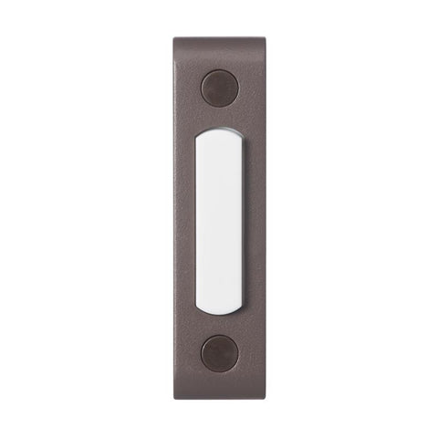 Timbre Heath Zenith de metal marrón bronce aceitado con pulsador cableado